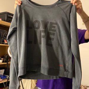 Peace love world sweatshirt